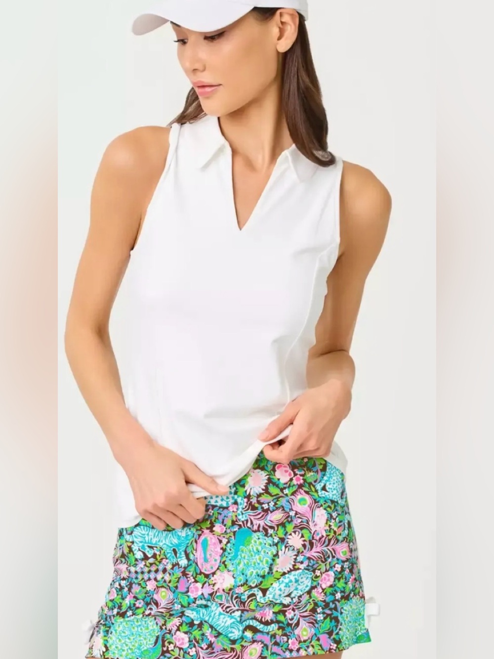 Lilly Pulitzer MEENA SKORT MULTI CROSSGRAIN ROYAL ZOO